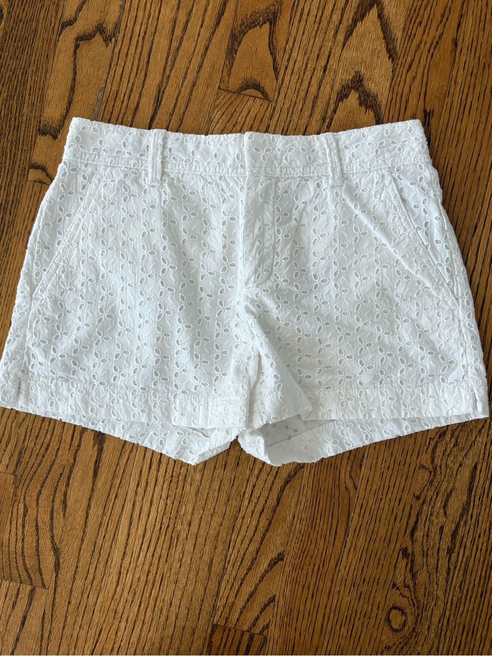 GAP White Eyelet Shorts